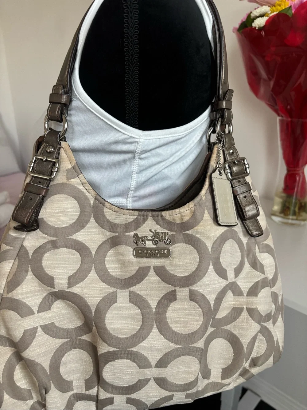 Coach grey shoulder